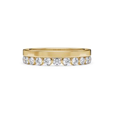 Lab Grown Diamond Shared Prong Stack Eternity Band in 14K Yellow Gold (1 ct. tw.)