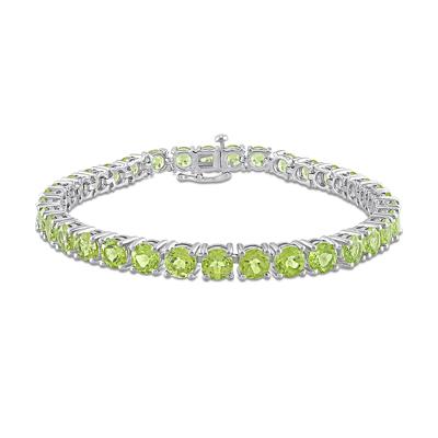 Peridot Bracelet in Sterling Silver