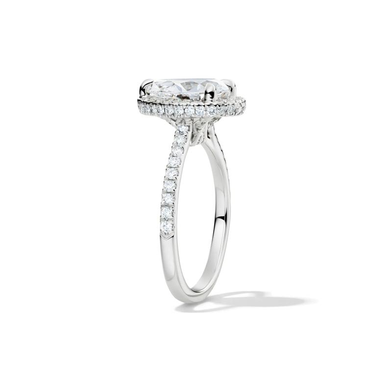 Perry Lab Grown Diamond Pear-shaped Engagement Ring in 14K White Gold &#40;2 5/8 ct. tw.&#41; – Image 3 of 6