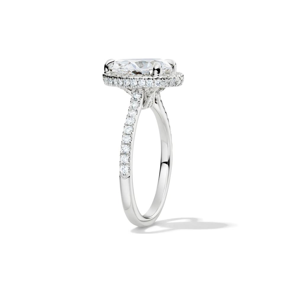 Perry Lab Grown Diamond Pear-shaped Engagement Ring in 14K White Gold (2 5/8 ct. tw.) – Image 3 of 5