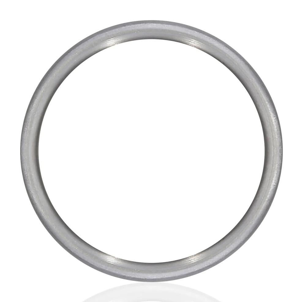 Men's Grey Tantalum Band with Bamboo Stalks, 7MM – Image 2 of 3