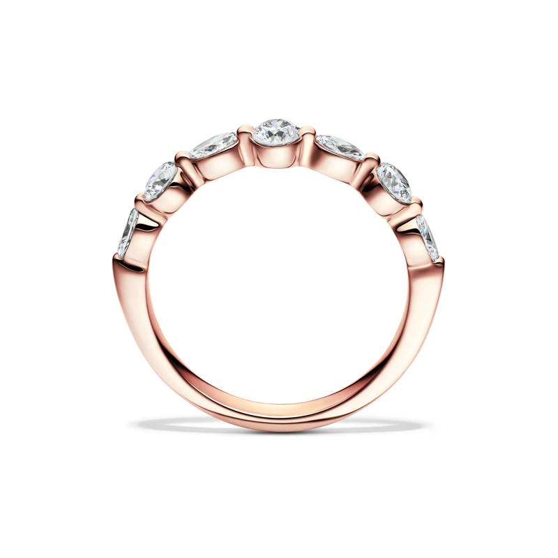 Lab Grown Diamond Wedding Band in 14K Rose Gold &#40;5/8 ct. tw.&#41;  – Image 2 of 4