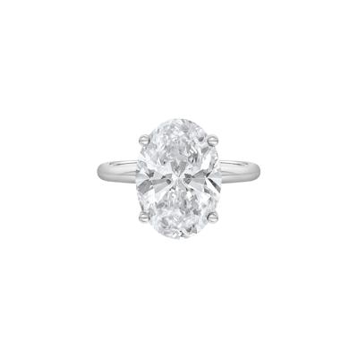 Lab Grown Diamond Oval Solitaire Ring