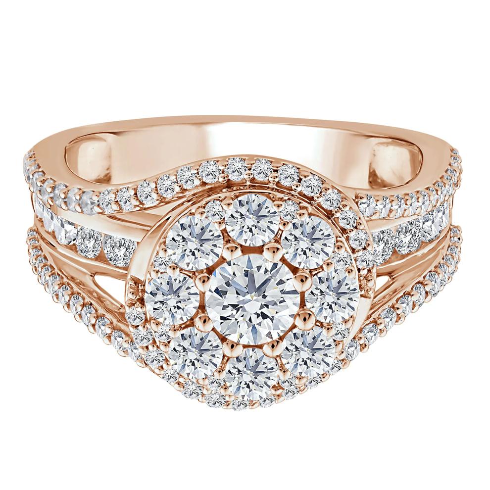 Diamond Composite Engagement Ring in 10K Rose Gold (1 3/4 ct. tw.) – Image 1 of 3
