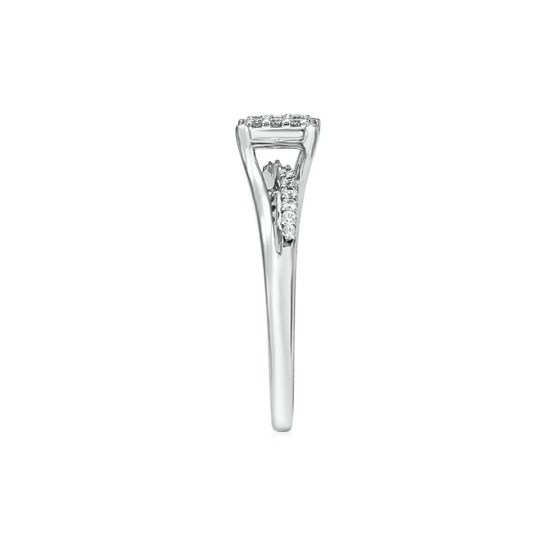 1/4 ct. tw. Diamond Ring in Sterling Silver – Image 3 of 3