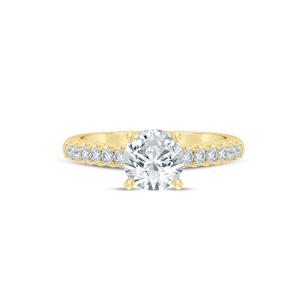 Lab Grown Diamond Semi-Mount Ring in 14K Yellow Gold (1/2 ct. tw.) – Image 1 of 6