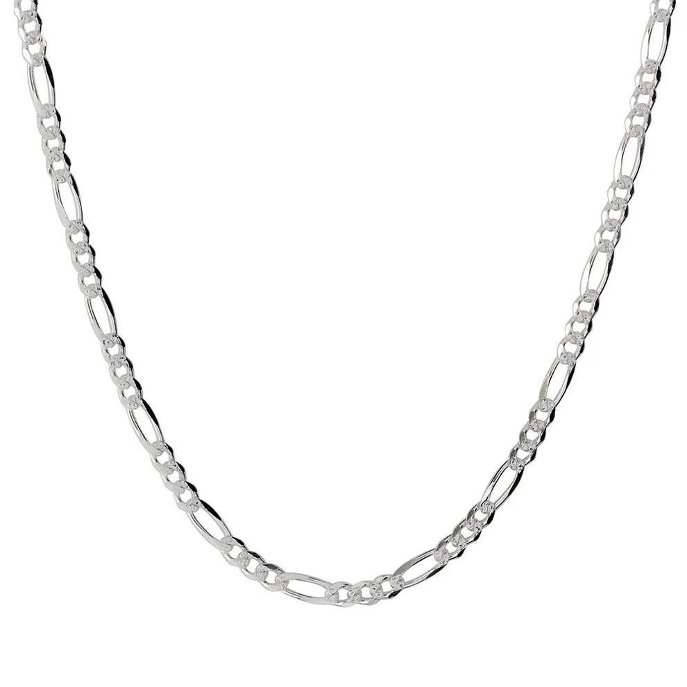 Figaro Chain in Sterling Silver, 20" – Image 1 of 2