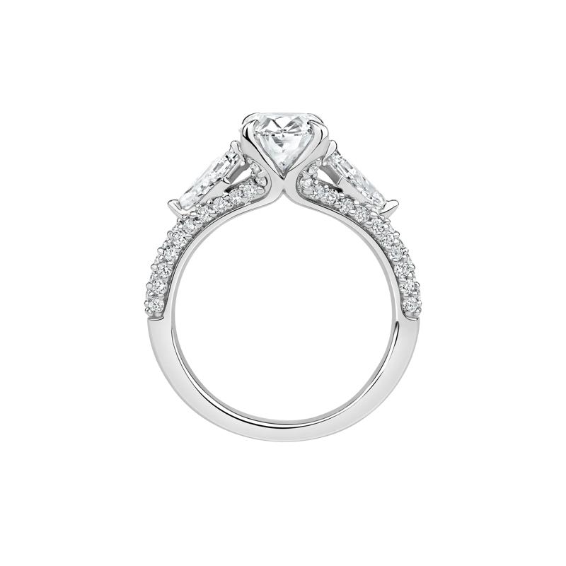 Cali Lab Grown Diamond Engagement Ring in 14K White Gold &#40;3 ct. tw.&#41; – Image 2 of 4
