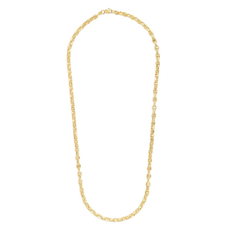 Men&#39;s Mariner Chain in 14K Yellow Gold, 22&quot;, 4.5MM – Image 2 of 4
