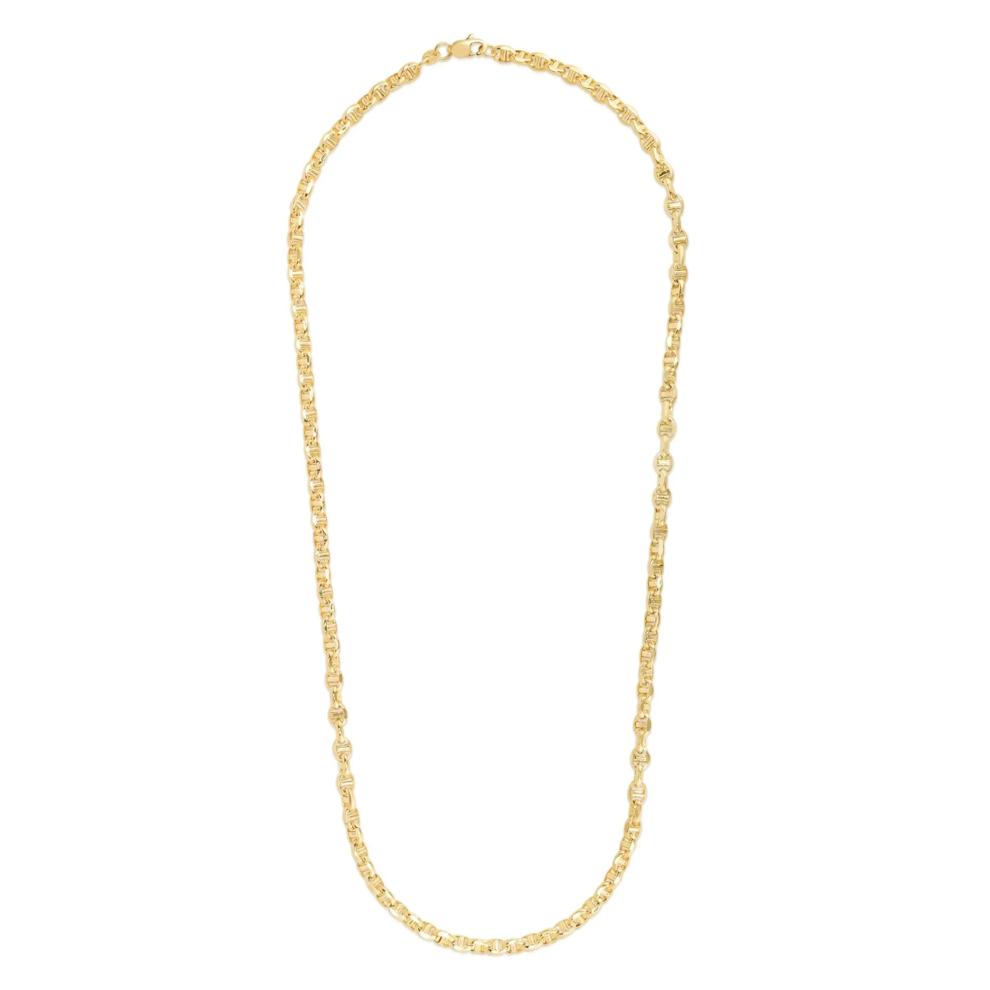 Men's Mariner Chain in 14K Yellow Gold, 22", 4.5MM – Image 2 of 4