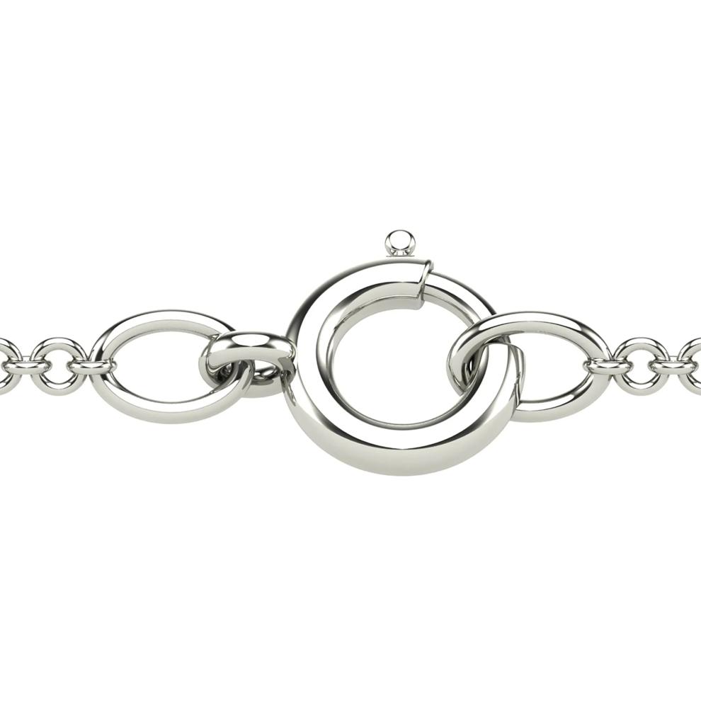 Diamond Necklace in 14K White Gold (1/4 ct. tw.) – Image 3 of 3