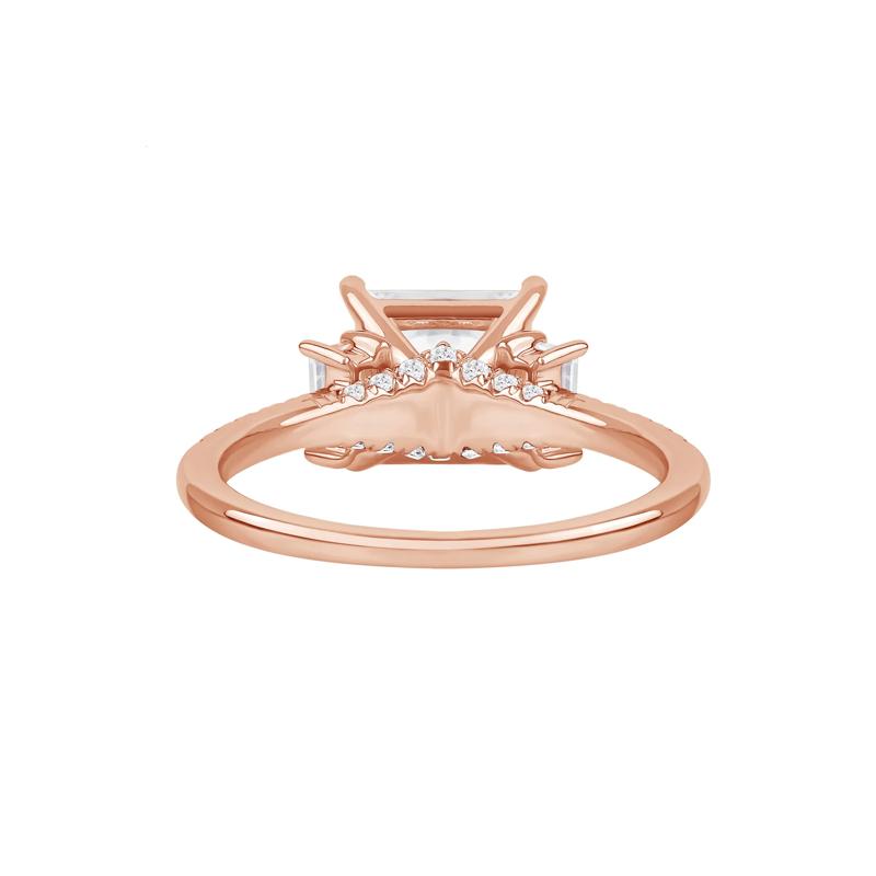 Elena Lab Grown Diamond Engagement Ring in 14K Rose Gold &#40;3-1/2 ct. tw.&#41; – Image 4 of 5
