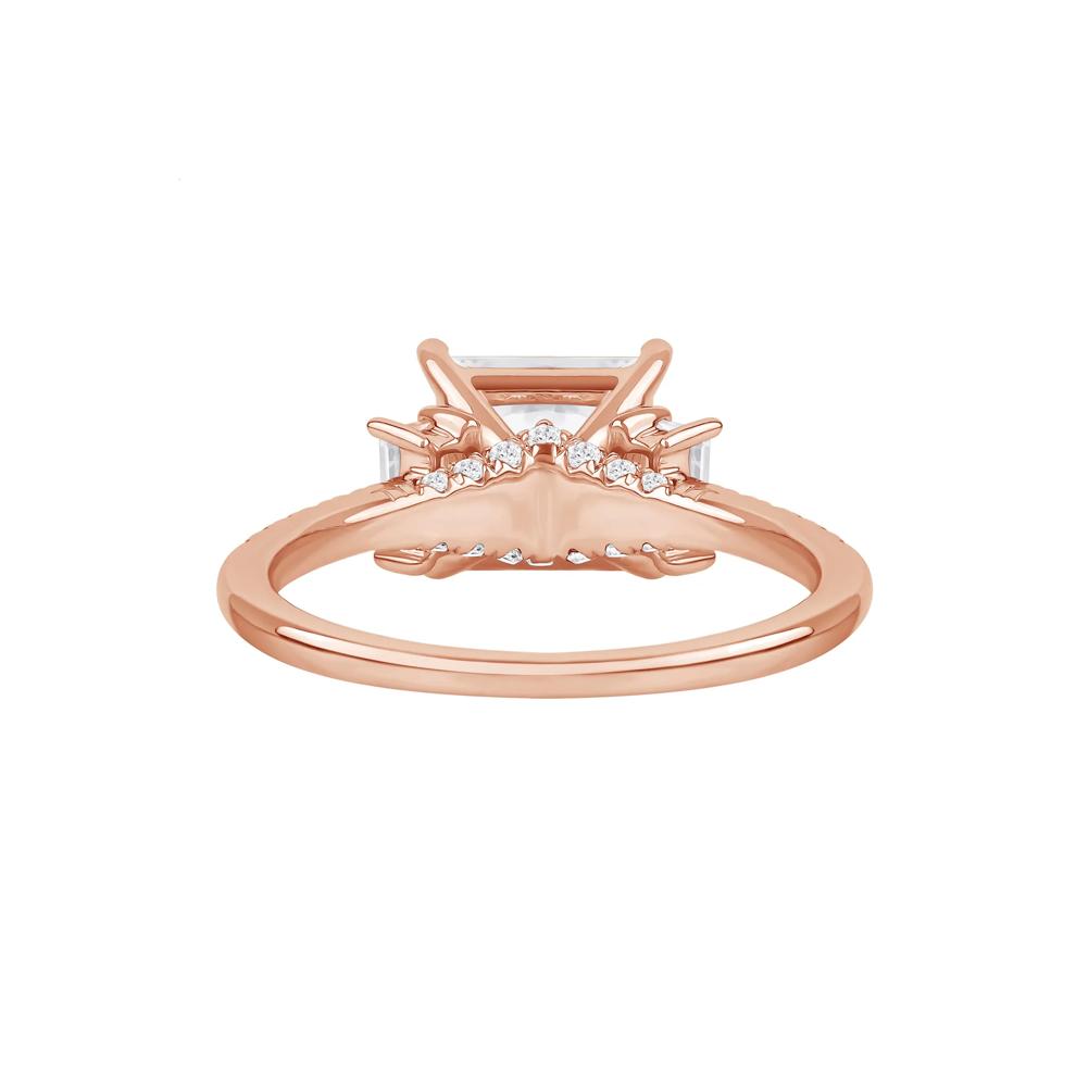 Elena Lab Grown Diamond Engagement Ring in 14K Rose Gold (3-1/2 ct. tw.) – Image 4 of 5
