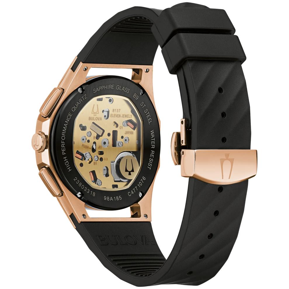 Men's CURV Watch With a Black Rubber Strap – Image 3 of 3
