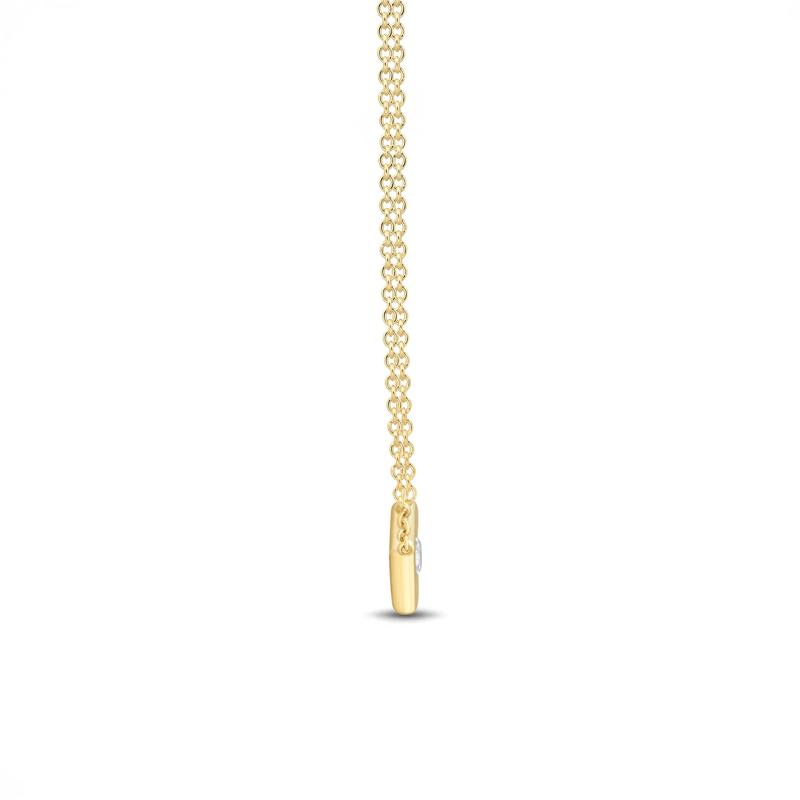 Lab Grown Diamond Marquise Bar Necklace in Vermeil &#40;1/4 ct. tw.&#41; – Image 2 of 3