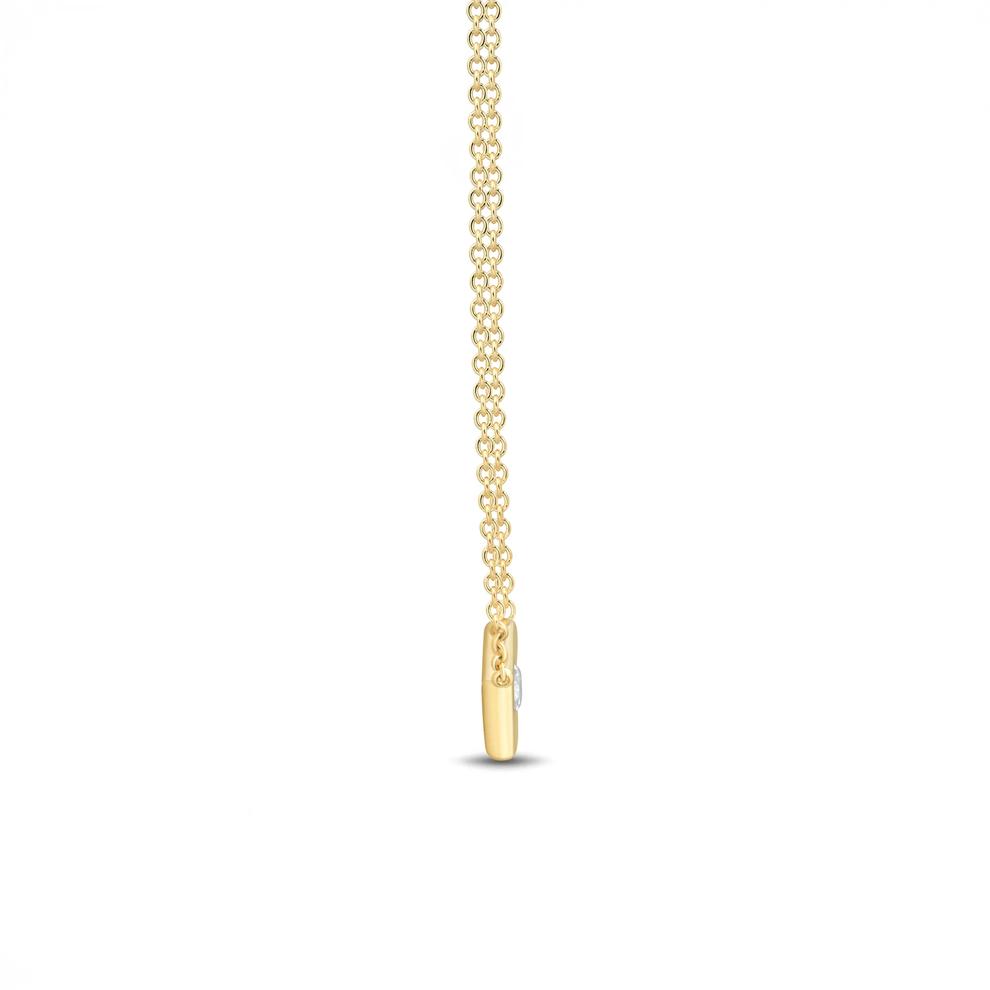 Lab Grown Diamond Marquise Bar Necklace in Vermeil (1/4 ct. tw.) – Image 2 of 3