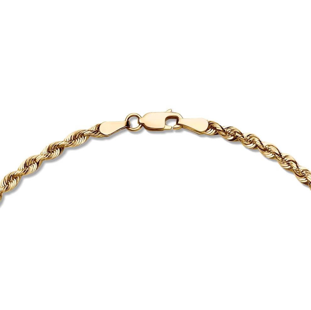 Glitter Rope Chain in 14K Yellow Gold, 22"  – Image 3 of 5