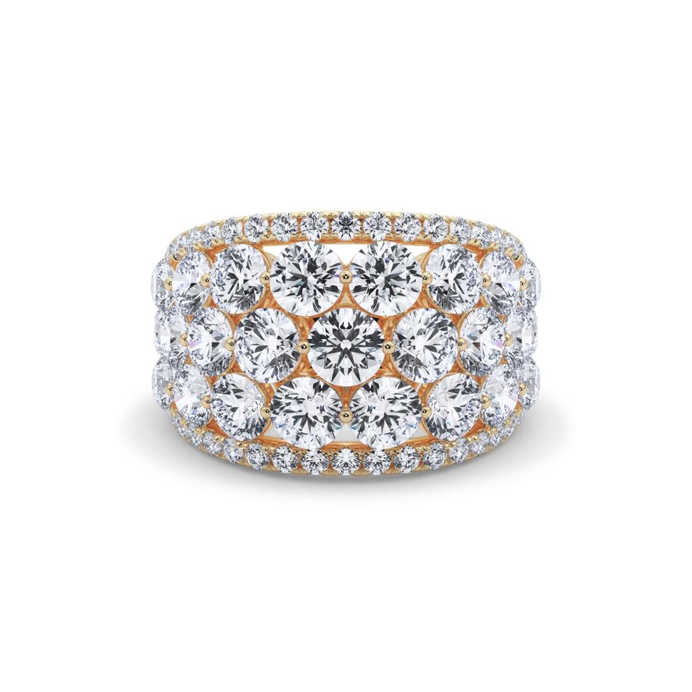 Lab Grown Diamond Anniversary Band in 14K Yellow Gold (4 ct. tw.) – Image 1 of 5