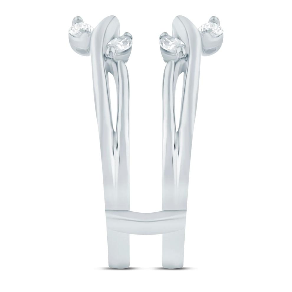 Lab Grown Diamond Marquise Open Insert in 14K White Gold (3/8 ct. tw.) – Image 3 of 3