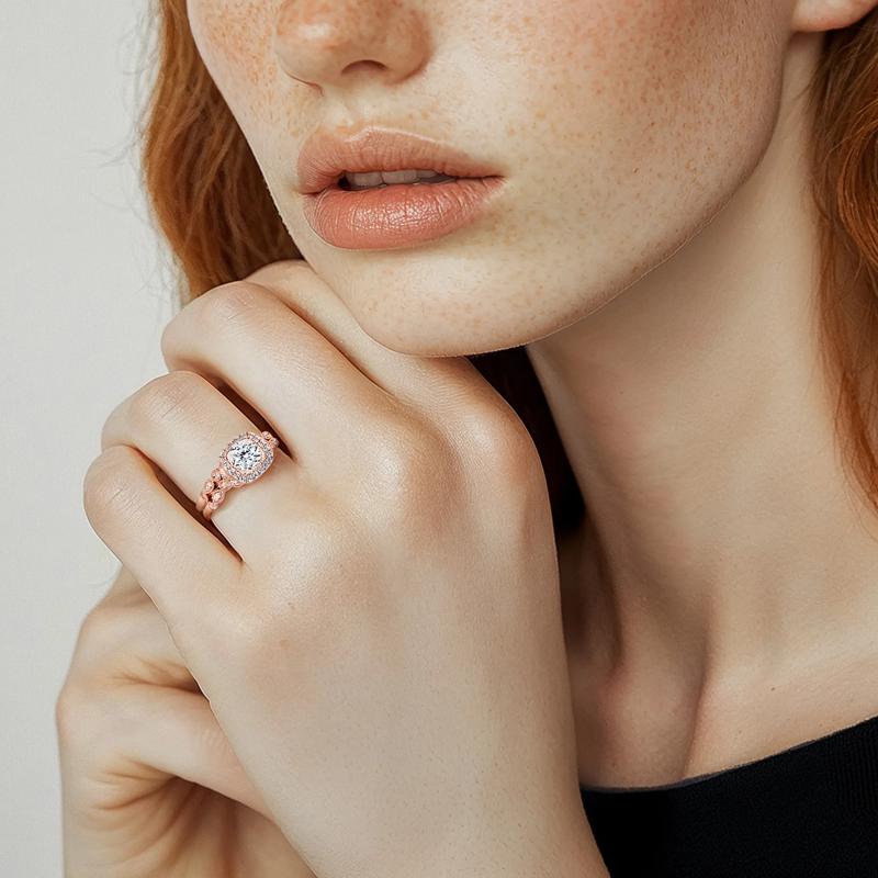 "M" Initial Necklace in 14k Yellow Gold – Image 3 of 3