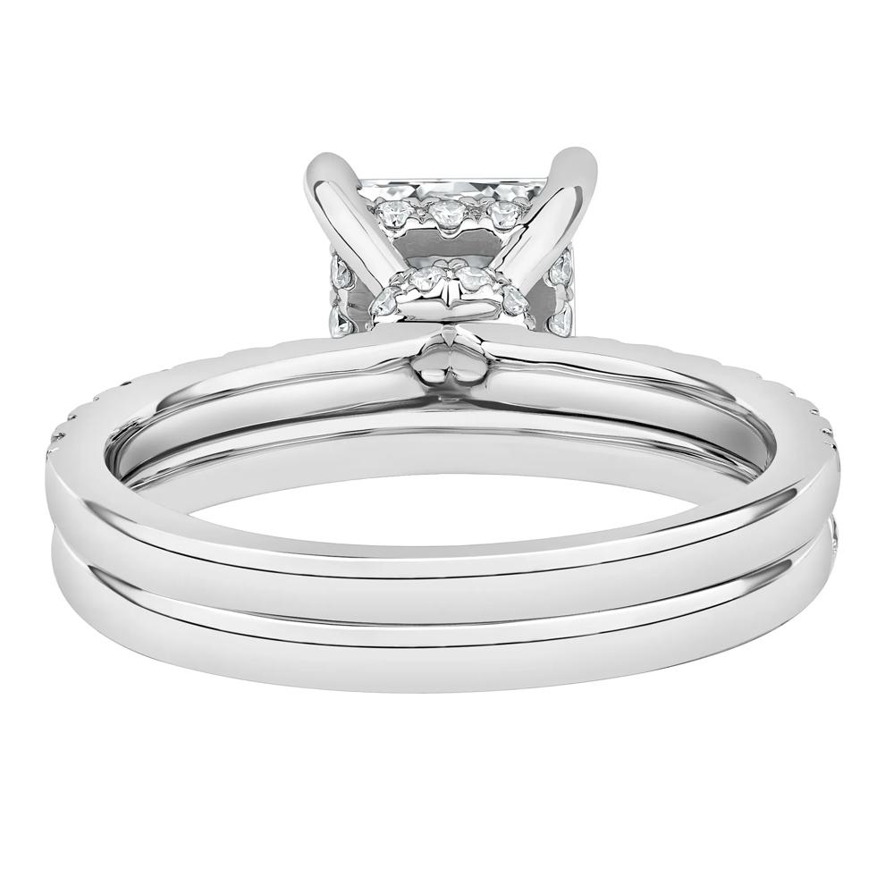 Charlote Lab Grown Diamond Princess-Cut Bridal Set in Platinum (2 3/4 ct. tw.) – Image 4 of 5