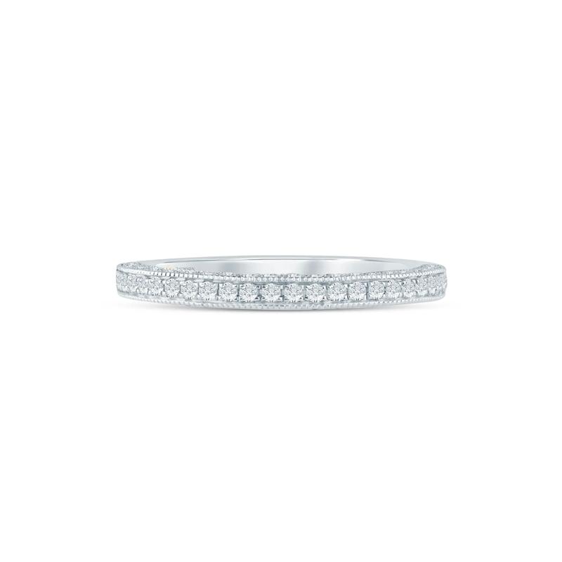 Lab Grown Diamond Wedding Band in 14K White Gold &#40;1/2 ct. tw.&#41; – Image 1 of 3
