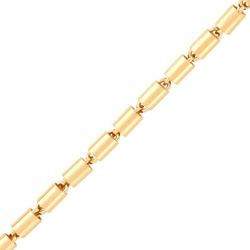 Bar-Link Chain in 14K Yellow Gold, 2.7MM, 20&quot; – Image 2 of 3