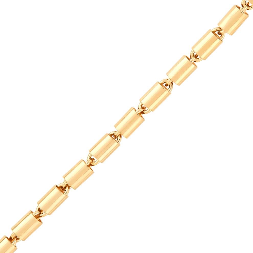 Bar-Link Chain in 14K Yellow Gold, 2.7MM, 20" – Image 2 of 3