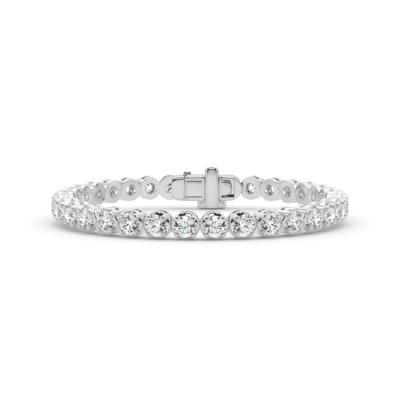 Lab Grown Diamond Tennis Bracelet in 14K White Gold (10 1/7 ct. tw.)