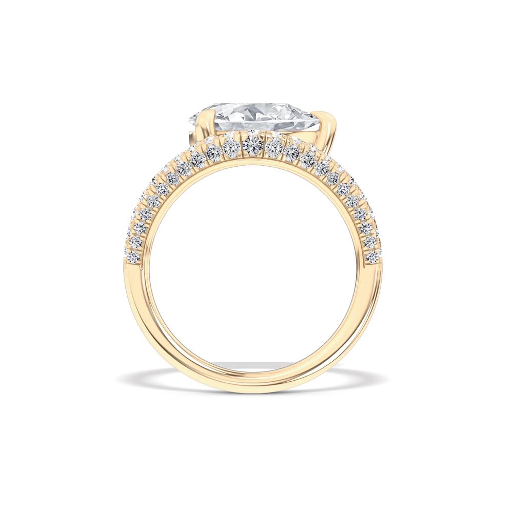 Lab Grown Diamond Pear-Shaped Engagement Set in 14K Yellow Gold (2 5/8 ct. tw.) – Image 2 of 6