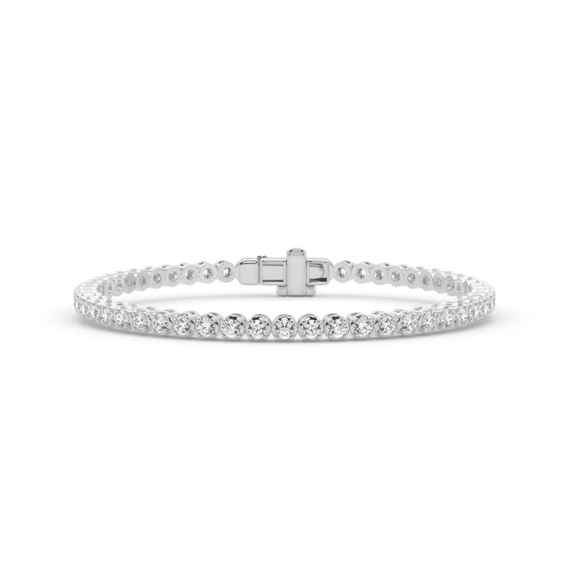 Lab Grown Diamond Tennis Bracelet in 14K White Gold (4 1/2 ct. tw.) – Image 1 of 4