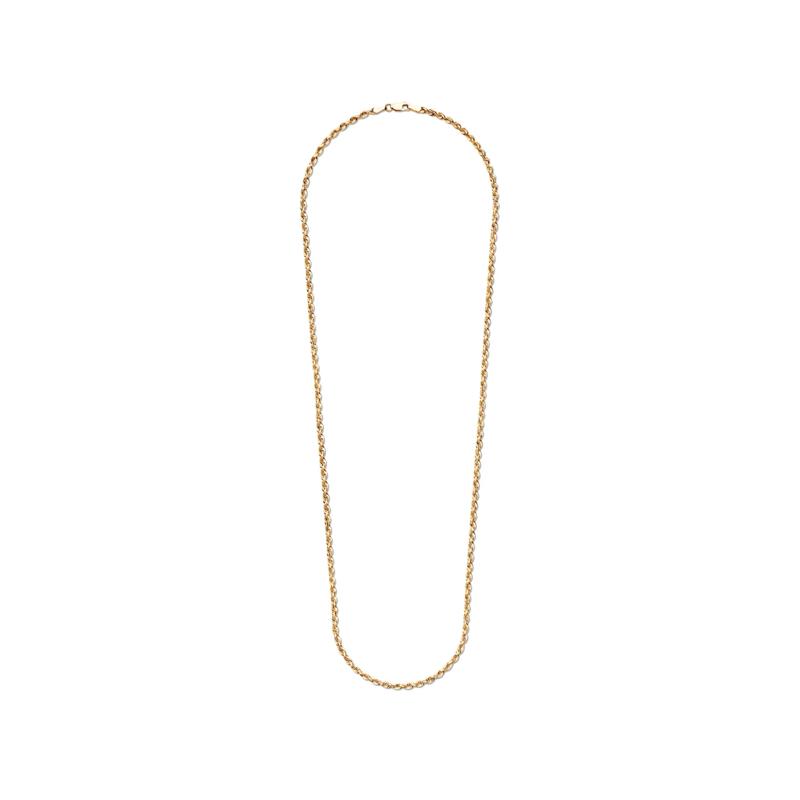 Solid Silk Rope Chain in 14K Yellow Gold, 26&quot; – Image 2 of 2