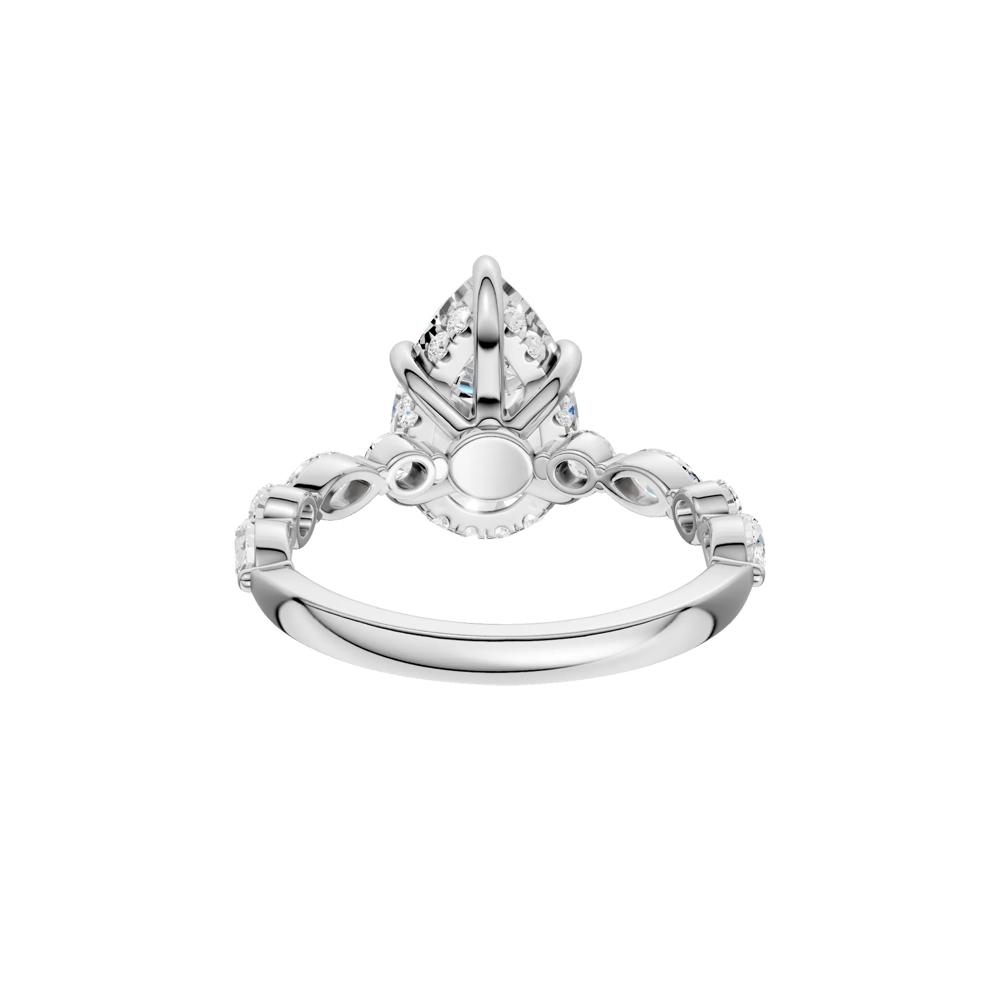 Alma Lab Grown Diamond Engagement Ring in Platinum (3 3/4 ct. tw.) – Image 5 of 5