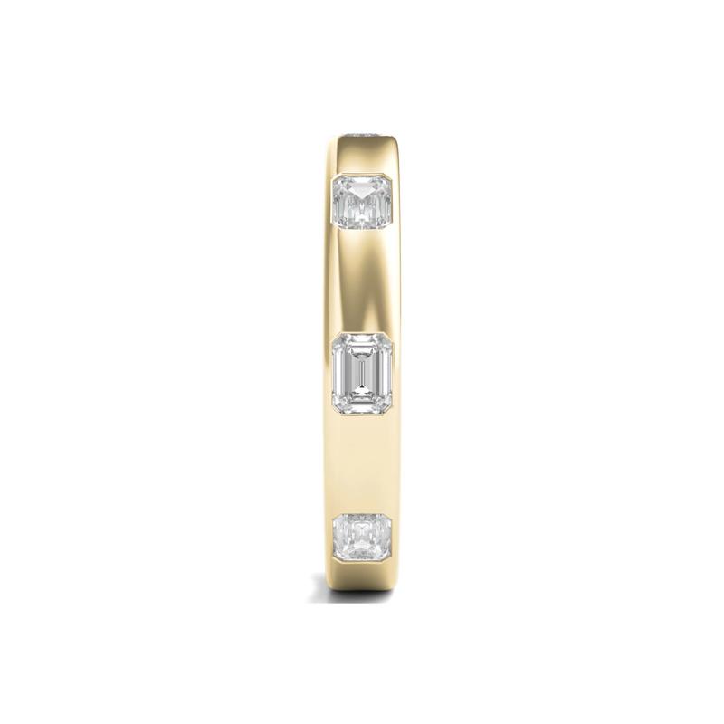 Emerald-Cut Diamond Wide-Set Band in 14K Yellow Gold &#40;1 ct. tw.&#41; – Image 3 of 3