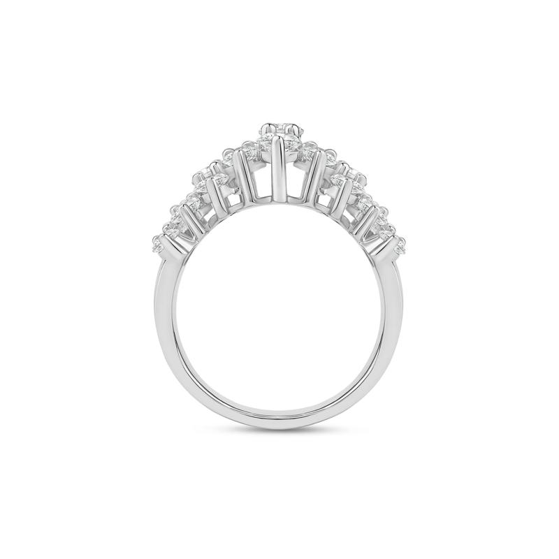 Lab Grown Diamond Multi-Row Band in 10K White Gold &#40;3 ct. tw.&#41; – Image 2 of 4