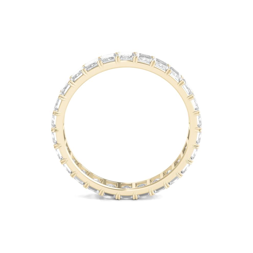 Lab Grown Emerald-Cut Diamond Eternity Band in 14K Yellow Gold (2 ct. tw.)  – Image 2 of 3