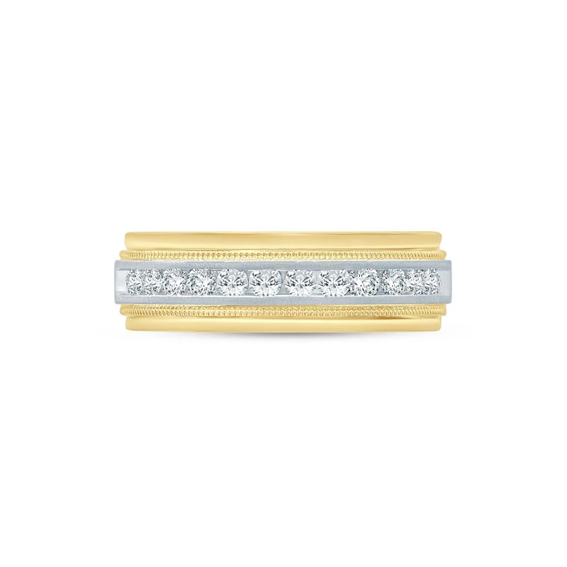Men's 1/2 ct. tw. Diamond Band in 10K Yellow Gold – Image 1 of 5