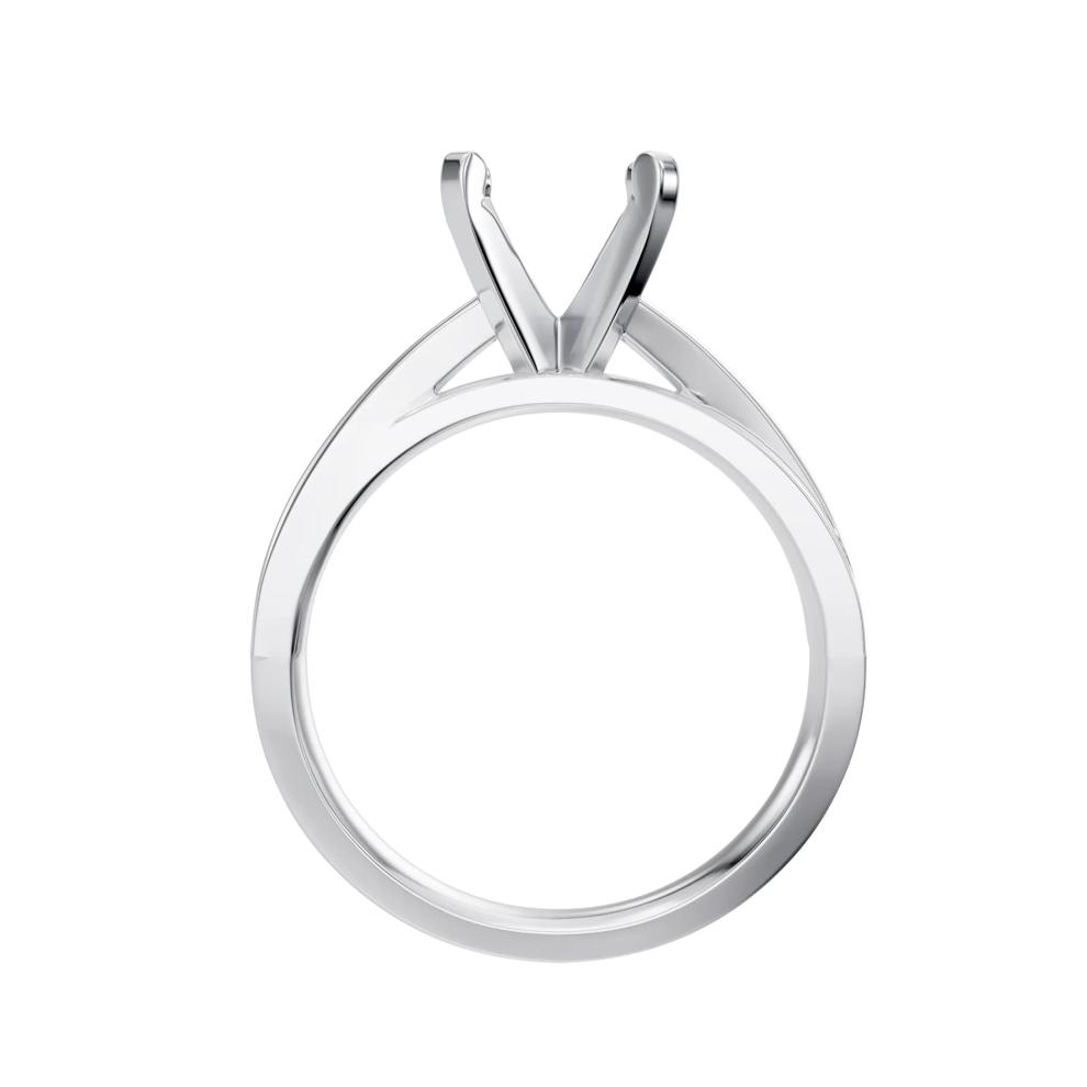 Twist Semi-Mount Engagement Ring in 14K Gold (Setting Only) – Image 4 of 6