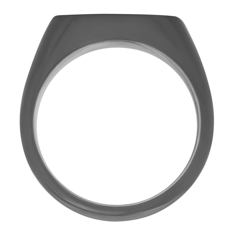 University of Nevada Wolf Signet Ring in Zirconium and Tantalum – Image 2 of 3