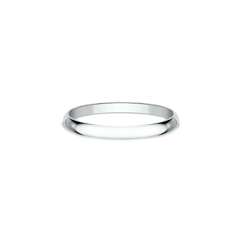 Thin Wedding Band in 14K White Gold, 1.2mm – Image 1 of 2