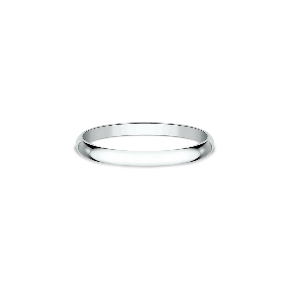 Thin Wedding Band in 14K White Gold, 1.2mm – Image 1 of 2