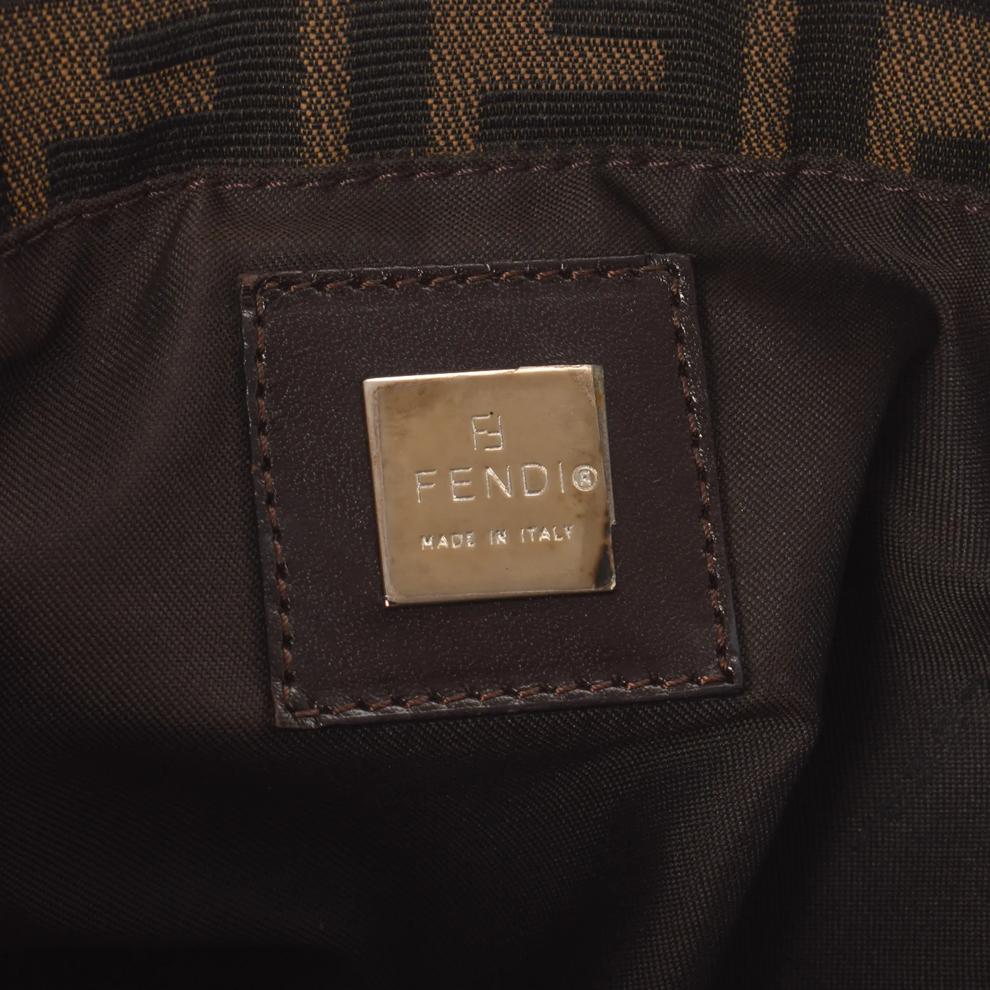 Pre-Owned Fendi Zucca Canvas Shoulder Bag Small Shoulder – Image 8 of 8