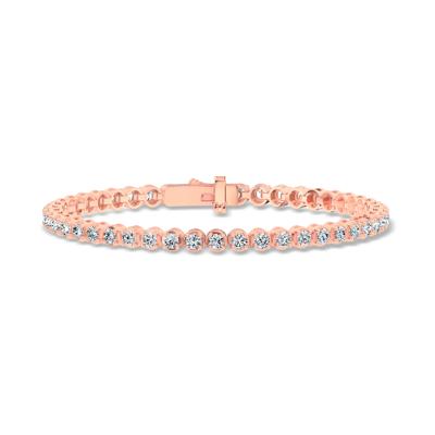 Diamond Tennis Bracelet in 10K Rose Gold, 7" (5 ct. tw.)