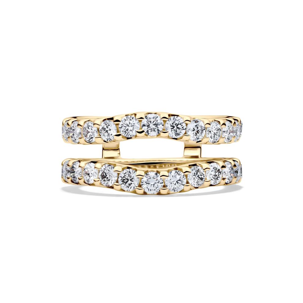 Diamond Chevron Insert in 14K Gold – Image 1 of 4