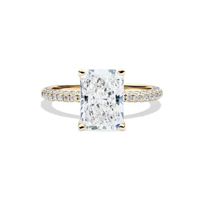 Isla Lab Grown Diamond Engagement Ring in 14K Yellow Gold (3 5/8 ct. tw.)