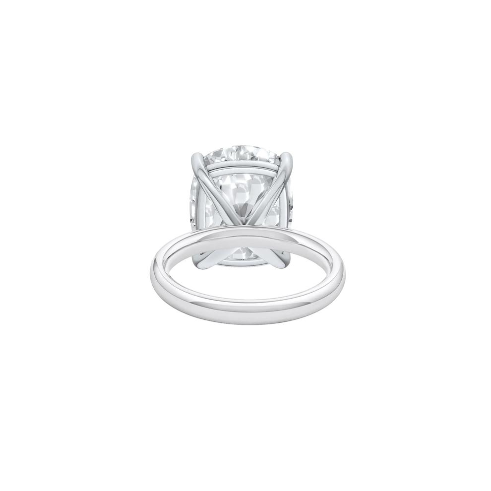 Lab Grown Diamond Elongated Cushion-Cut Engagement Ring in 14K White Gold (9 ct. tw.) – Image 4 of 4