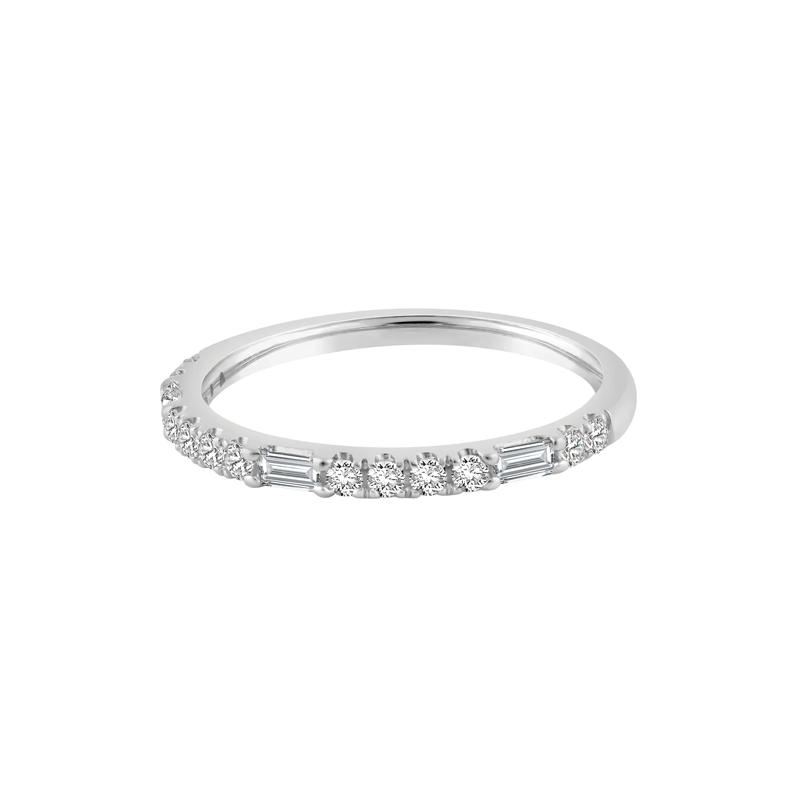 Lab Grown Diamond Stack Band in 10K White Gold &#40;1/3 ct. tw.&#41; – Image 3 of 3