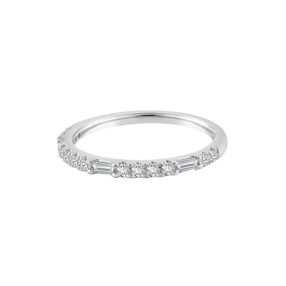 Lab Grown Diamond Stack Band in 10K White Gold (1/3 ct. tw.) – Image 3 of 3