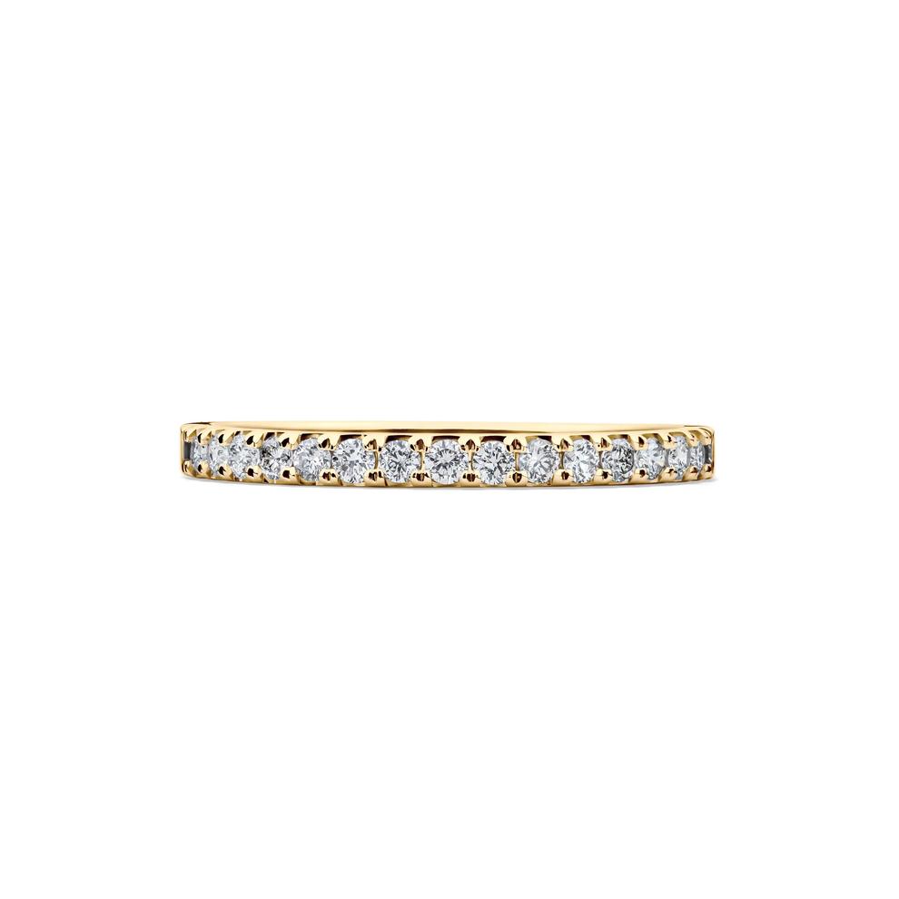 Diamond Anniversary Band in 14K Yellow Gold (1/4 ct. tw.) – Image 1 of 4