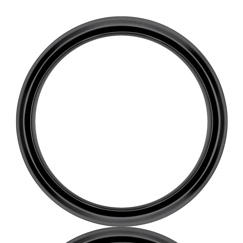 Men's Band in Black Titanium, 9MM – Image 2 of 3